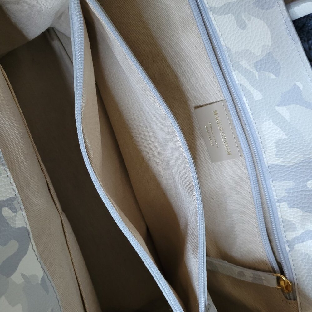 Mark & Graham Elisabetta Slouch Handbag in Camo - Picture 7 of 14
